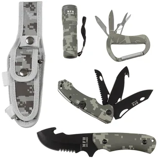 Messerset, AT-digital, Kunststoffgriff, Scheide