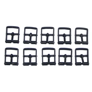 Verschluss, 1 Dorn, schwarz, 3 cm, 10 St./Sack