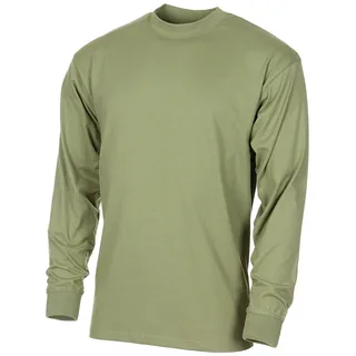 CZ Shirt, langarm, oliv, 150 g/m², neu