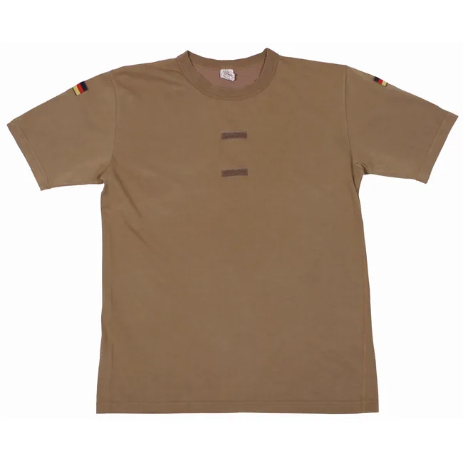 BW Tropen T-Shirt, gebr., mit Klett und Hoheitsabzeichen