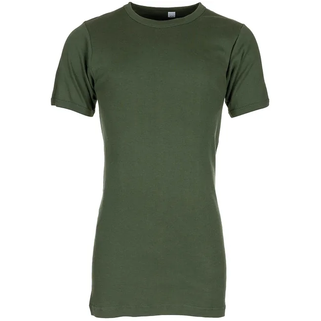 Ital. T-Shirt, halbarm, oliv, neuw.