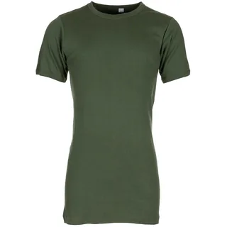 Ital. T-Shirt, halbarm, oliv, neuw.