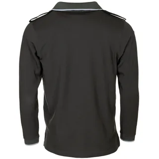 Brit. Poloshirt, blau/grau, langarm, gebr.