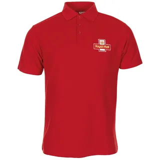 Brit. Poloshirt, "Royal Mail", rot, gebr., TOP ZUSTAND