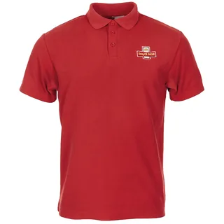 Brit. Poloshirt, "Royal Mail", rot, gebr.