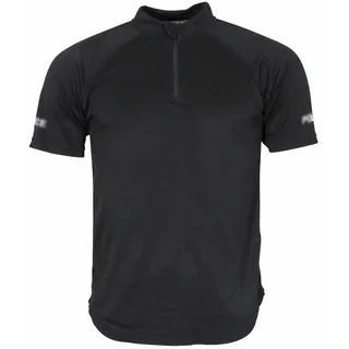 Brit. Funktions-Shirt,schwarz, Reißverschluss, gebr.