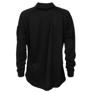 Brit. Poloshirt, DAMEN, schwarz, langarm, neuw.
