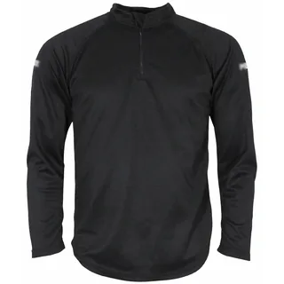 Brit. Funktions-Shirt,schwarz, langarm, Reißverschluss, gebr.