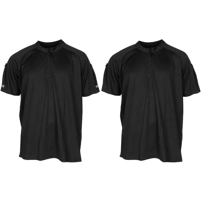 Brit. Funktions-Shirt, "Police", schwarz, RV, neuw.