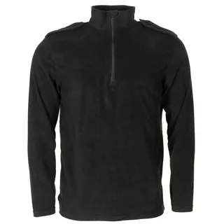 Brit. Polizei-Shirt, schwarz, Fleece, Reißverschluss, gebr.