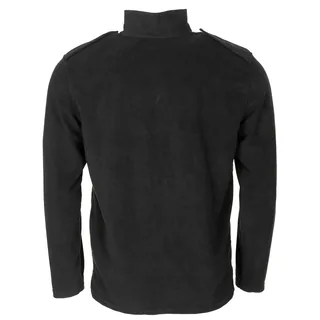 Brit. Polizei-Shirt, schwarz, Fleece, Reißverschluss, gebr.