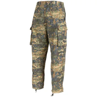 Österr. Kampfanzugshose, TAZ tarn, R/S, gebr.