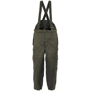 Österr. Thermohose, oliv, mit Träger, neuwertig