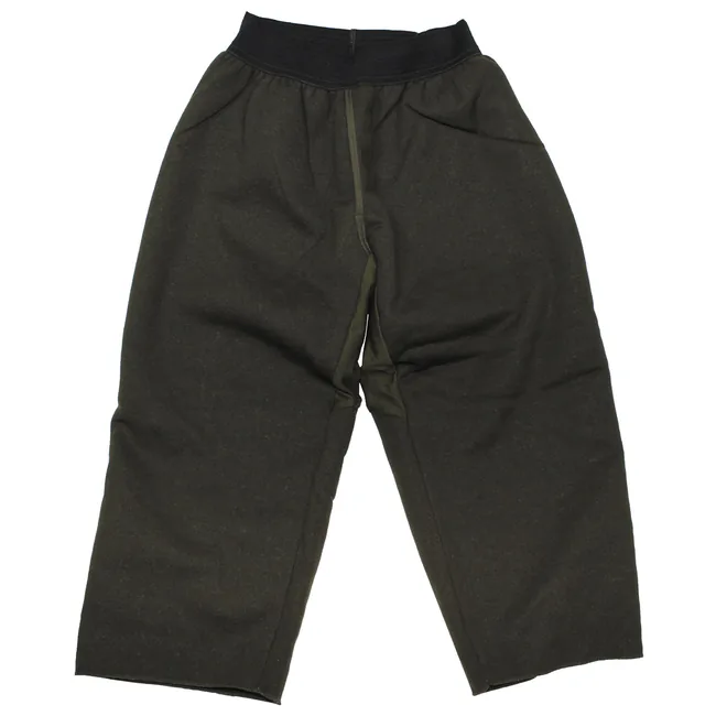 Holl. Unterziehhose, oliv, Kälteschutz,Teddyfutter, gebr.
