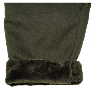 Holl. Unterziehhose, oliv, Kälteschutz,Teddyfutter, gebr.