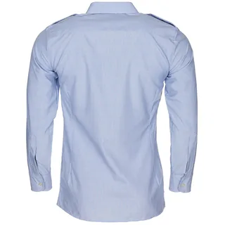 Franz. Diensthemd, blau, Schulterklappen, neuw.