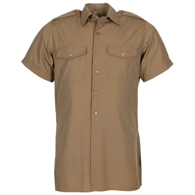 Brit. Diensthemd, khaki, kurzarm, gebr.