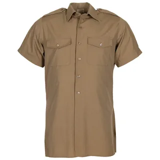 Brit. Diensthemd, khaki, kurzarm, gebr.