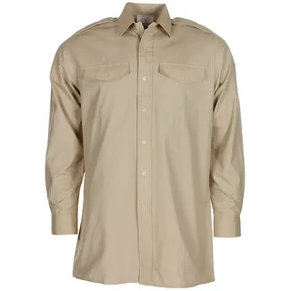 Brit. Diensthemd, beige, langarm, gebr.
