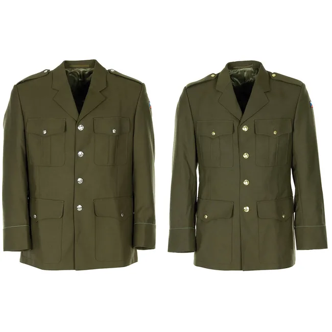 CZ Uniformjacke, grün, neuwertig