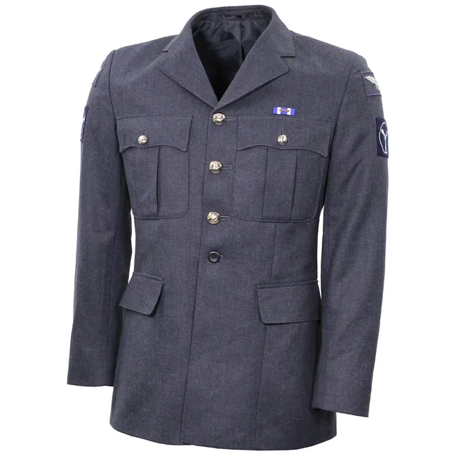 Brit. Uniformjacke, blau, "Air Force", gebr.
