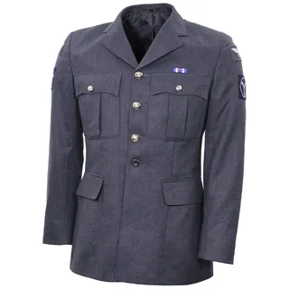 Brit. Uniformjacke, blau, "Air Force", gebr.