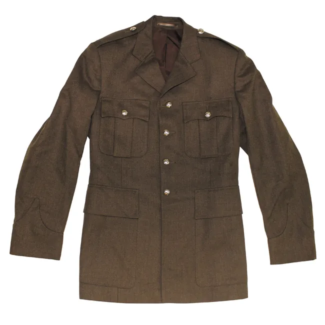 Brit. Uniformjacke, braun, neuw.