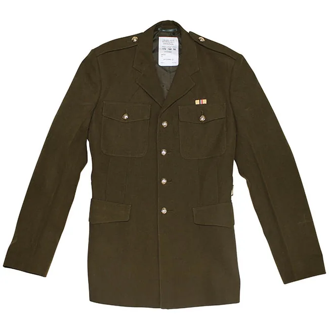 Brit. Uniformjacke, oliv, gebr.