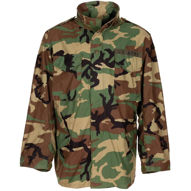 US Feldjacke M65, woodland, NY/CO, gebr.