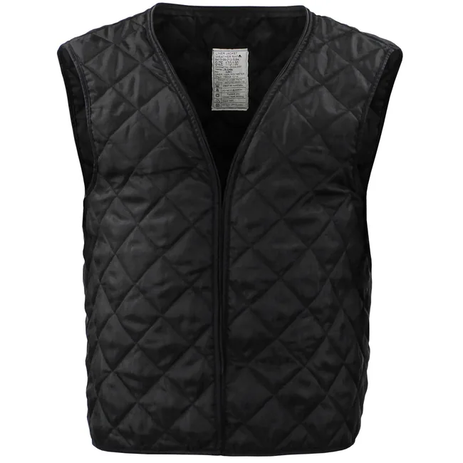 Brit. Steppfutter, schwarz, Jacke "WEATHER RAF", gebr.
