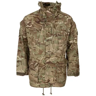 Brit. Kommandojacke "Smock", MTP tarn, winddicht, gebr.