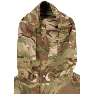Brit. Kommandojacke "Smock", MTP tarn, winddicht, gebr.