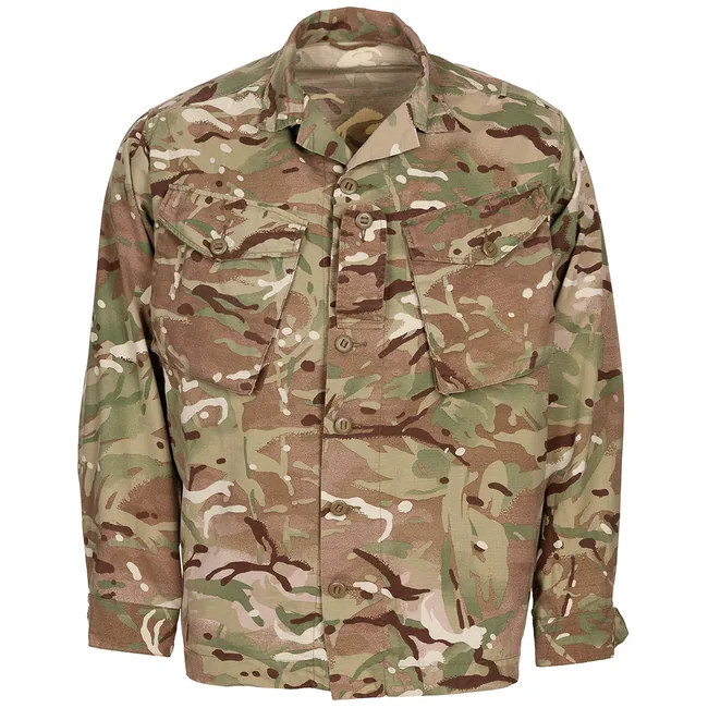 Brit. Feldjacke, Combat, "Tropical", MTP, gebr.