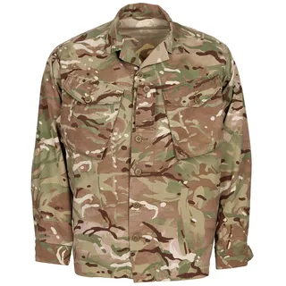 Brit. Feldjacke, Combat, "Tropical", MTP, gebr.
