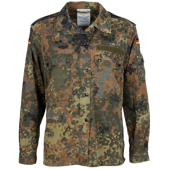 BW Feldbluse, DAMEN, flecktarn, 5 Farb., gebr.