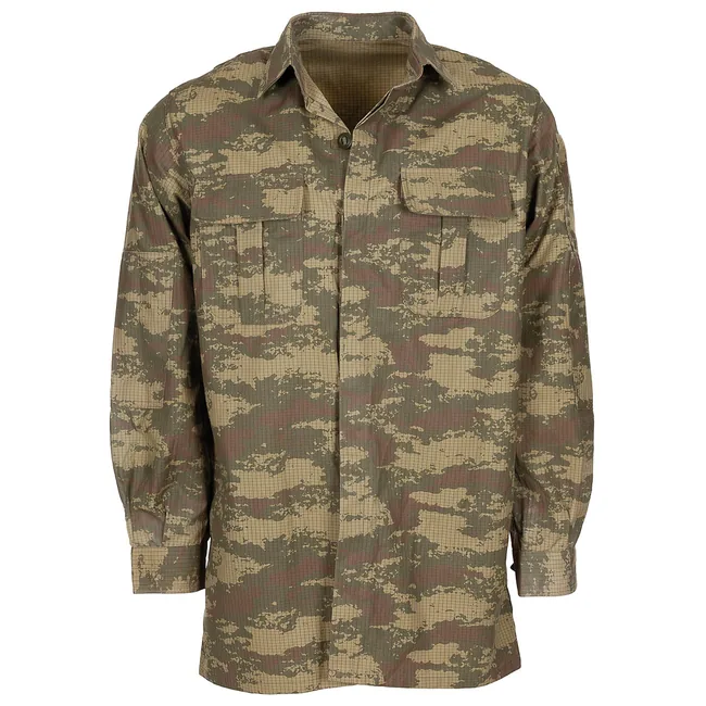 Türk. Feldbluse, Rip Stop, M2008, gebr.