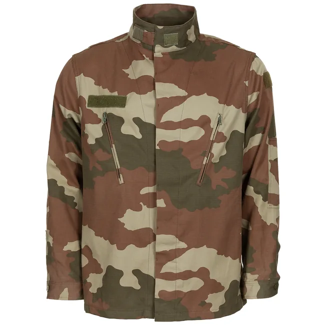 Türk. Feldbluse, Rip Stop, woodland, gebr.