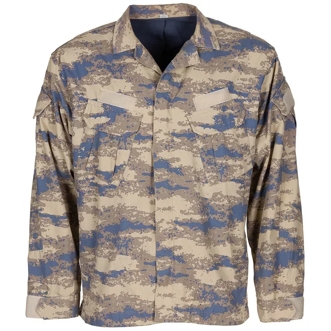 Türk. Feldbluse, Rip Stop, M2018, Air Force, gebr.