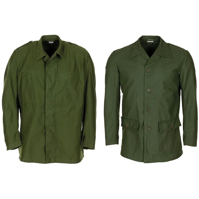 Schwed. Arbeitsjacke, oliv, neuw.