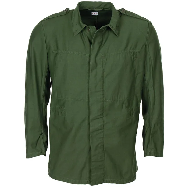 Schwed. Feldbluse, oliv, gebr.