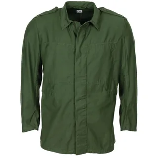 Schwed. Feldbluse, oliv, gebr.
