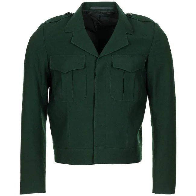 Belg. Blouson, grün, mit Knopfleiste, neuwertig