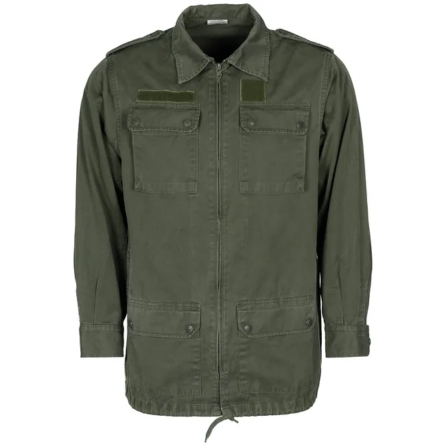 Franz. Kampfjacke, Luftwaffe, oliv, gebr.