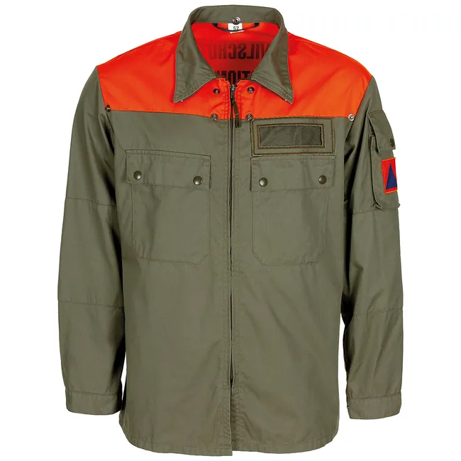 Schweiz. Feldjacke, oliv, "Zivilschutz", neuw.