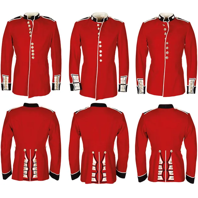 Brit. Paradejacke, rot, gebr.