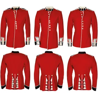 Brit. Paradejacke, rot, gebr.