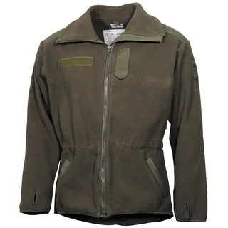 Österr. Thermojacke, oliv, Fleece, gebr.