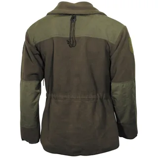 Österr. Thermojacke, oliv, Fleece, mit Membrane, gebr.