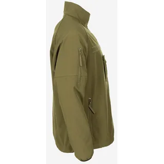 Holl. Softshell Jacke, oliv, winddicht, gebr.