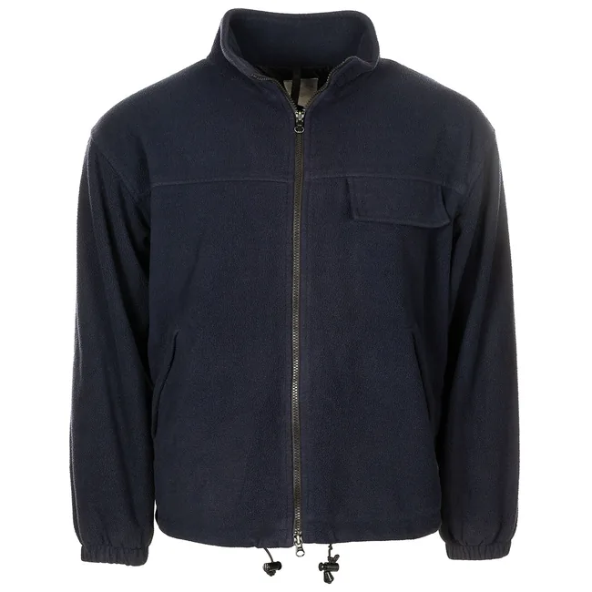 Brit. Fleece-Jacke, blau, mit Futter, gebr.